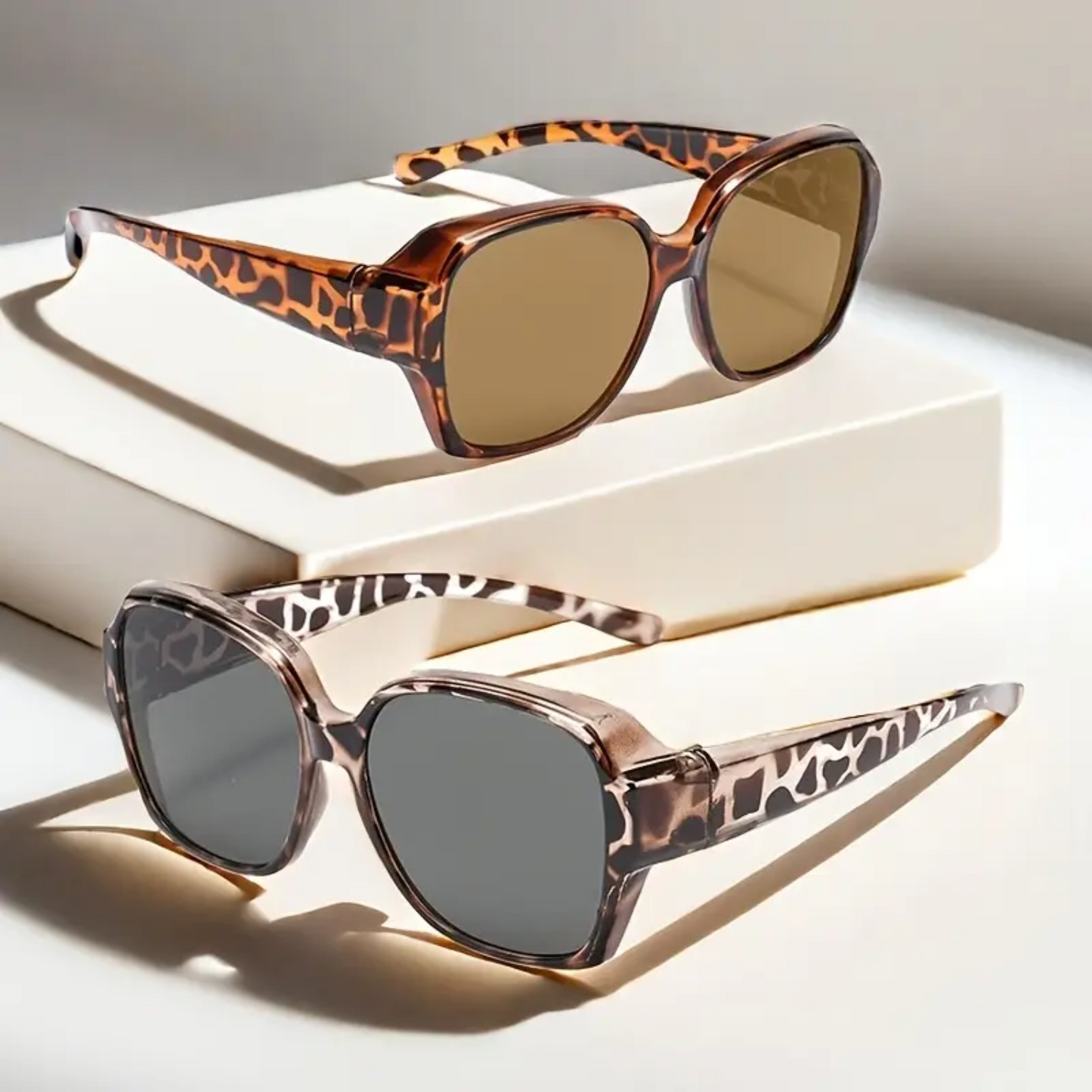 OptShade™ Léopard - Lunettes Polarisées à Superposition