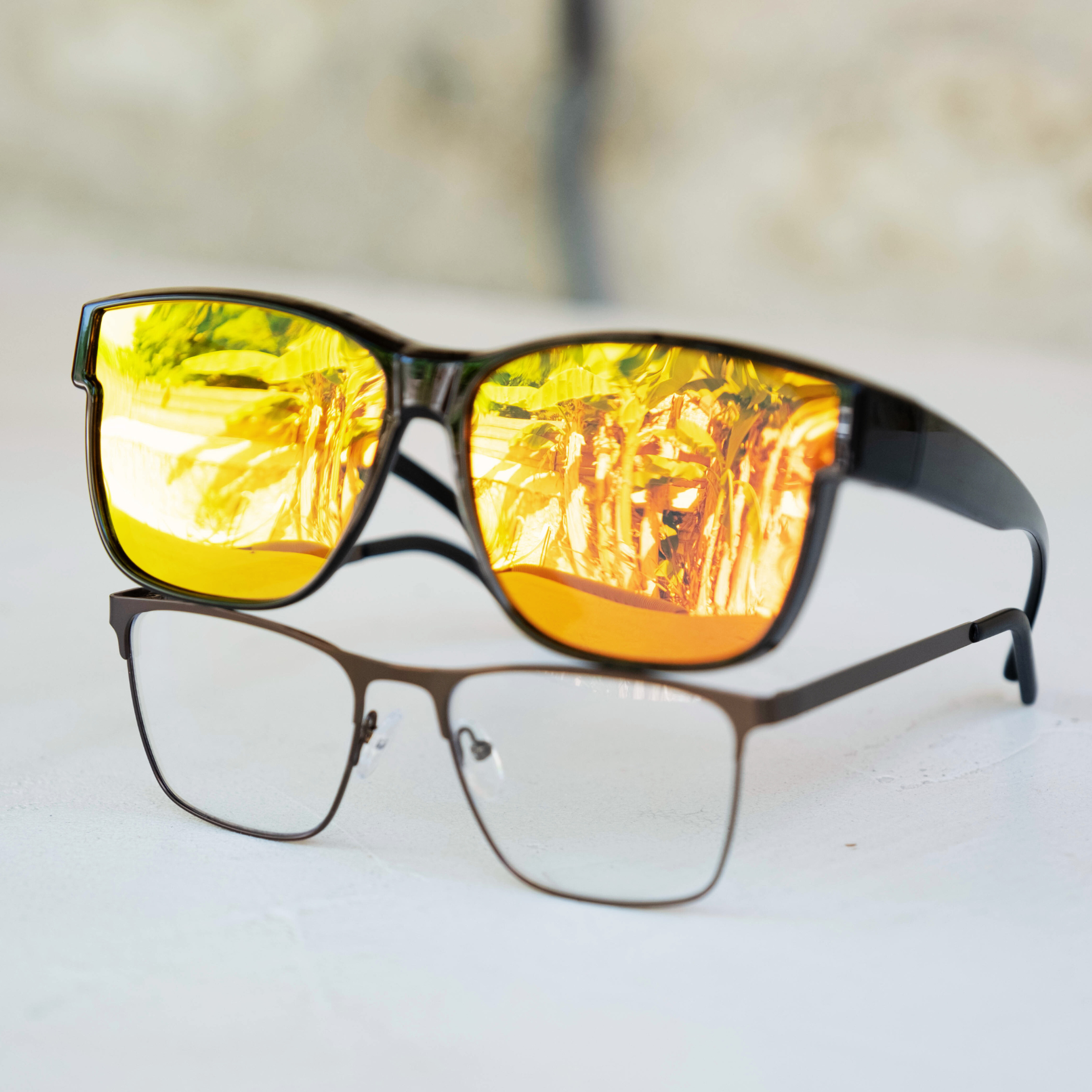 OptShade™ Homme - Lunettes Polarisées à Superposition